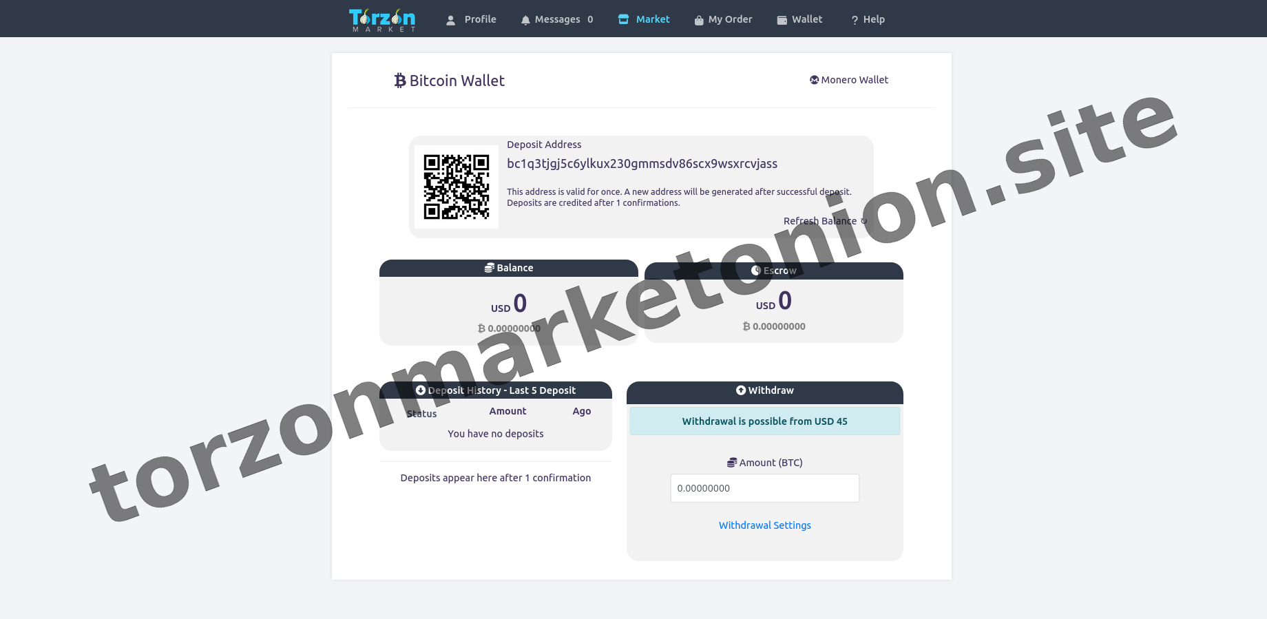 Main Market Dashboard